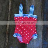 2017 Seaside Fashion Pink Baby Girl Swimsuit Two Pieces Popular Baby Swimsuit thumbnail-3