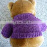 Knitted Sweater BEAN BAG Plush Bear Toy Hugfun Teddy Bear Plush Corduroy Paws Holiday Knit Sweater thumbnail-5