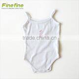 Design Smocked Baby Clothes Plain Cotton Baby Romper thumbnail-3
