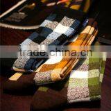 New Autumn Winter Cotton Men Socks Wholesale Korean Classic Plaid Sock thumbnail-2