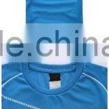 100% Polyester White Wholesale Striped Men Blank t Shirt thumbnail-6