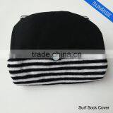 Surfboard Sock Pattern Surfboard Stretch Cover Blue and Black Strap Board Sock thumbnail-2