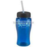 USA Made 18 oz Transparent Sports Bottle With Straw Lid - BPA/BPS-free, FDA Compliant and Comes With Your Logo thumbnail-4