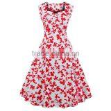 Walson 2017 Sleeveless Printed Summer Women Dresses thumbnail-5