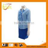 Tailor-made Festival Short Sleeve Low MOQ Brand New Design Ladies Fashions Suits thumbnail-1