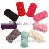 Big Bow Crochet Wide Headband for Babies, Crochet Baby Headband thumbnail-4