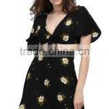 Wholesale Very Hot Women Pretty Multi Color Floral Printed Maxi Dress For Wholesale 2017 thumbnail-2