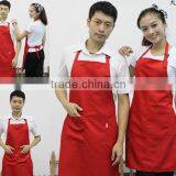 Custom Aprons Korean Solid Color Home Aprons Brown Advertising Apron Custom Printed LOGO thumbnail-5