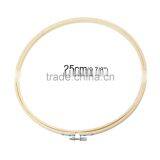 Wholesale Cross Stitch Supplies Circle Round Natural Bamboo Embroidery Hoops thumbnail-2
