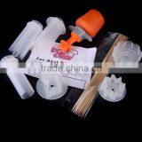 Eco-friendly Plastic Decorative Fruit Cutters Shape Cutter Slicer Cutter Veggie Food Kitchen Accessories Cooking Tools KC1360 thumbnail-3