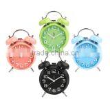 Free Shipping! Round Shape Large Size Silent Alarm Clock Fashion Personality Lazy Student Kid Alarm Clock Beside Bed 5 Colors