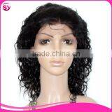 High Quality Body Wave Natural Black Brazilian Human Hair Lace Front Wig thumbnail-1