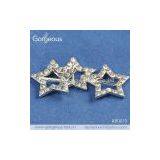 Fashion Star Cystal Buckles for Ribbon Bow