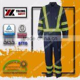 Best Factory Wholesale Black Color Oil Worker Coveralls With Three Proof Finishing for Industry thumbnail-4