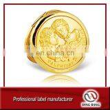 Hot Sale Promotion Cheap Gift Box Packaged Creative Wedding Souvenir Embossed Metal Gold Cosmetic Mirror thumbnail-1