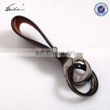 Wholesale Custom New Design Handmade Metal Leather Keyring thumbnail-2