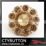 CTY-RB127(b) Luxury Design Rhinestone Buttons With High Quality