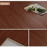 SPC floor PVC flooring sheet tiles slotted click lock 5.0mm thickness 0.5mm wear layer