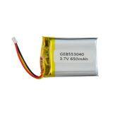 5mm 3.7v 650mah Lithium Polymer 553040 Rechargeable Li-po Battery thumbnail-1