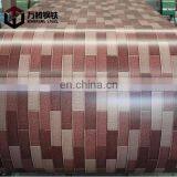 Products for Construction DX51D Grade and 0.12-1.2mm Thickness Brick Printed Ppgi/ PPGI Coils for Prefab House thumbnail-2