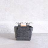 Storage Bin Home Organizer Household Felt Fabric Storage Basket thumbnail-4