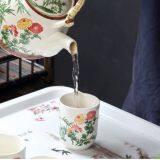 Bule and White Procelain Kung fu Tea Set thumbnail-3