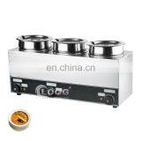 CE Approved Hotel Restaurant Kitchen Equipment Buffet Food Warming Machine Commercial Bain Marie Food Warmer