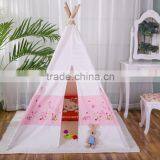 kids toys beautiful and cute kids Teepee tent indoor and outdoor tipi tent embroidered teepee tents