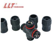 Llt L25 Ip67 Ip68 Waterproof 2 3 4 Pin High Power Screw Fixing Cross Waterproof 3pin Connector thumbnail-5