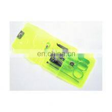 5Pcs/Set Stainless Steel Nail Set For Manicure Kit Drill Care Set Manicure Pedicure Electric Scissors Tweezer Knife Ear Pick thumbnail-3