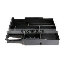 Interior Accessories Parts Silicone Armrest Rest Storage Box Center Control Console Organizer Tray For Toyota Tundra 2014-2021 thumbnail-4