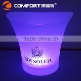 Color Changeable Champagne Tub Frosted Plastic Ice Bucket Cooler thumbnail-4