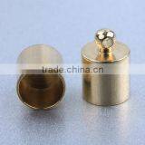Manufacture Strong Jewelry Findings Brass Cord End