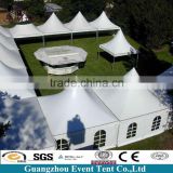 Durable outdoor white wedding pagoda tent for sale, carpa pagoda para eventos