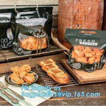 Anti Fog Material Resealabele Plastic Hot Chicken Bag, Slide Zipper Pet Microwave Oven Roasting Bag, OEM Logo Plastic PE thumbnail-5