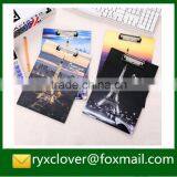 Office Stationery A4 Size Hard Paper Colorful Writing Clipbroad for Students