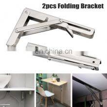 Heavy Duty Furniture Shelf Triangle Folding Steel Metal Angle Table Support Bracket thumbnail-5