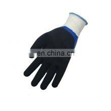 Heavy Duty Blue Nitrile Coated Gloves,nitrile Gloves thumbnail-2