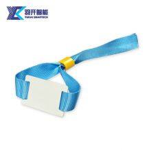 Smart Tag HF RFID 13.56MHz 14443A YUKAI NFC Woven RFID Wristband Reading NFC Cloth /Fabric Wearable Band Wristband For Concerts thumbnail-5