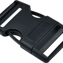 Bag Accessories Dual Adjustable POM Buckle Black Release Buckle for Bag Belt Straps