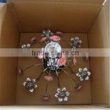 Modern Ceramics Flower Crystal Chandelier thumbnail-6