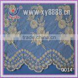 manufacturer wholesles cotton yarn embroidery mesh fabric trim