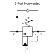 Sun Balance Valve MBDALHN With Pressure Pilot Ratio 3:1 Load Control Valve thumbnail-5