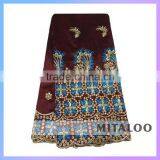 Mitaloo Gold George Fabric For Wrappers New Design George Lace MGP0047 thumbnail-5