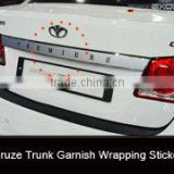 Chevrolet Cruze Trunk Garnish Wrapping Sticker GM