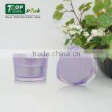 2015 Unique Triangle Purple Plastic Cosmetic Jar for Cosmetic Packaging thumbnail-6