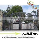 Most Popular Big Square Tube Gate of Wrought Iron/metal Iron Gate