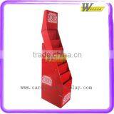 Supermarket Promotion Floor Tray Stand Paper Magazine Display