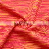 Weft Knitted Multi Color Yarn Dye Sportswear Clothing Fabric for Workout Compression Shorts thumbnail-2