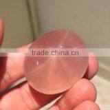 HUGE 256.90 Carat 6-petal Natural STAR Rose Quartz Gemstone Loose Semi Precious Stone Cabochons thumbnail-2